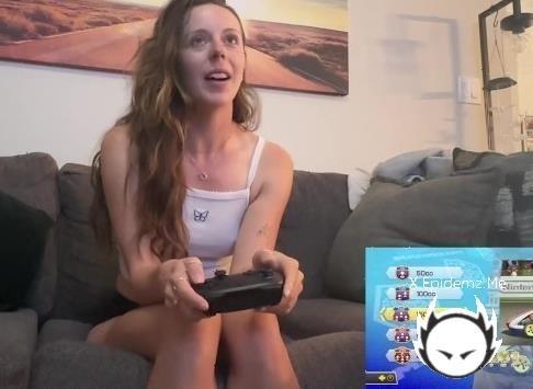 Nadia Foxx - Playing Strip Mario Kart With My Lush In!! Too Many Bananas (2025/PornhubPremium.com/OnlyFans.com/FullHD)