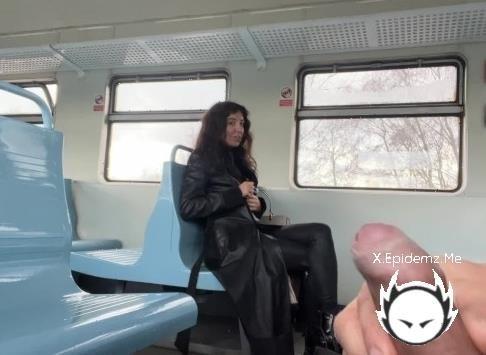 DisDiger - Public Handjob On Train Ends In Blowjob From Stranger Girl - Risky Dick Flashing (2025/PornhubPremium.com/OnlyFans.com/FullHD)
