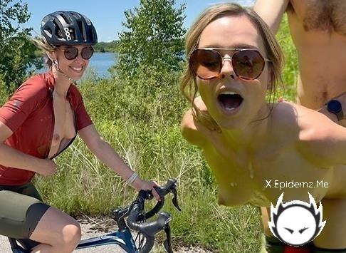 Serenity Cox - Sexy Cyclist Gives Husband A Public Blowjob Before Getting Unprotected Creampie From Lucky Hiker (2025/PornhubPremium.com/OnlyFans.com/FullHD)