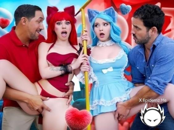 Harlow West, Raven Lane - Here, Step-Kitty-Kitty Learning To Be A Cosplay Star (2025/DaughterSwap.com/Swappz.com/SD)