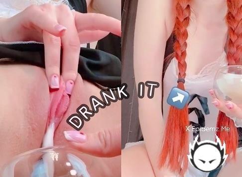 KawaiiSister - Best Drink? Cute Girl Drank Her Creamy Squirt (2025/PornhubPremium.com/OnlyFans.com/FullHD)