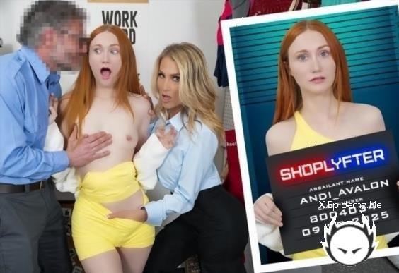 Scarlet Skies, Andi Avalon - Case No. 8004034 - Threesome With The Vibrator Thief (2025/Shoplyfter.com/TeamSkeet.com/SD)