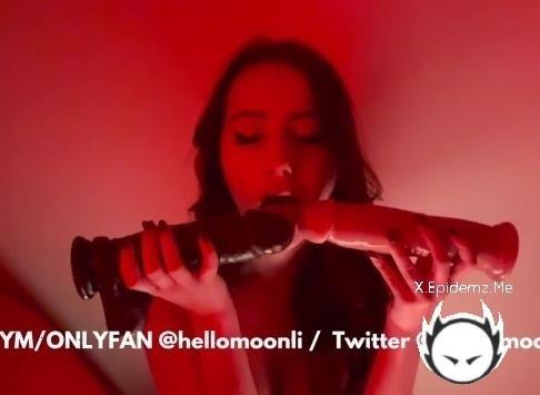 Hellolimoonoff - Hellolimoonoff French Libertine Sucks Her Big Dildo Like A Slut (2025/PornhubPremium.com/OnlyFans.com/FullHD)