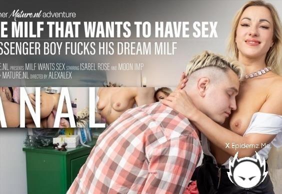 Isabel Rose - The Milf That Wants To Have Anal Sex Isabel Rose And The Young Messenger (2025/Mature.com/FullHD)