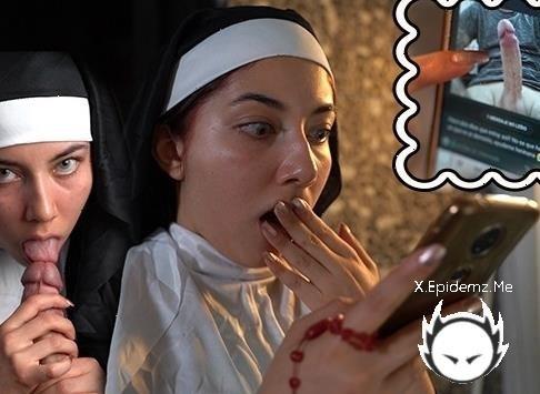 Little Tina - Naive Nun Is Tricked By Whatsapp And Exorcises A Cock (2025/PornhubPremium.com/OnlyFans.com/FullHD)