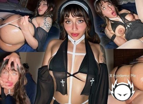 Agustina Rey - Big Ass Nun Takes Off My Condom And I Cum In Her Tight Pussy Cum In Pussy (2025/PornhubPremium.com/OnlyFans.com/FullHD)