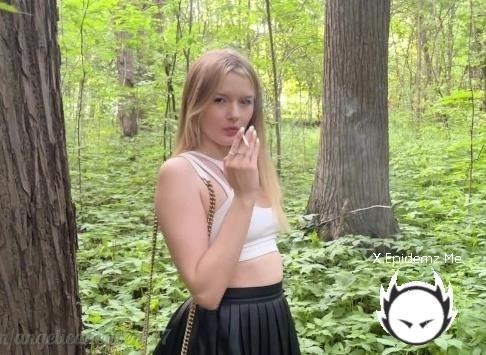 Angelica Heaven - Beautiful Smoking Babe In The Forest Was Fucked In Ass And Pissed In Her Mouth (2025/PornhubPremium.com/OnlyFans.com/FullHD)