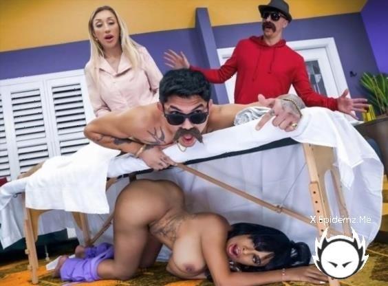 Harlow Wilde, Bella Madysin - Happy Endings Tricking Our Desperate Masseuse Moms (2025/MomSwap.com/TeamSkeet.com/SD)