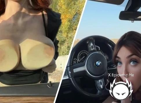 MissRedStar - Big Tits Redhead Give Me A Blowjob While Driving On Highway (2026/PornhubPremium.com/OnlyFans.com/FullHD)