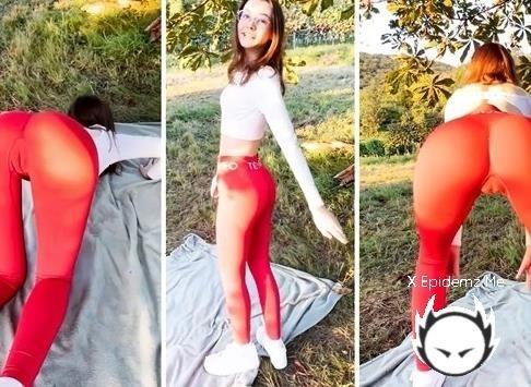 EmmiHill - Sexy Sportclips! Cameltoe In Sexy Red Leggins (2026/PornhubPremium.com/OnlyFans.com/HD)