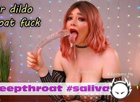 IFannyFox - Sloppy Throat Fuck With A Clear Double Ended Dildo (2026/PornhubPremium.com/OnlyFans.com/FullHD)