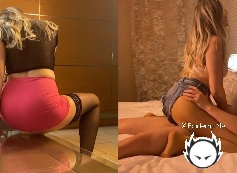 Mr, Mrs J X - Fucking Suction Dildo In Miniskirt And Stockings - Denim Shorts And Tan Pantyhose Grinding (2026/PornhubPremium.com/OnlyFans.com/FullHD)