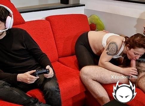 Fucktotum - Stepsister Fucks With Best Friend While Stepbrother Plays Videogames - Squirt At Min. 7.08 (2026/PornhubPremium.com/OnlyFans.com/FullHD)