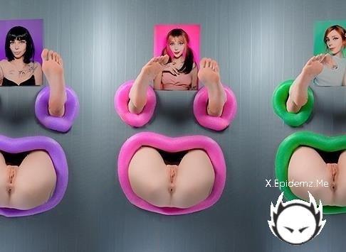 Pinkloving - Gloryhole Fucking Three Assholes Through A Wall, Fucking Three Girls - Pinkloving (2026/PornhubPremium.com/OnlyFans.com/FullHD)