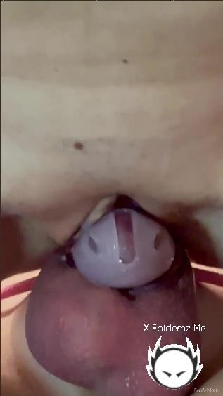 MrsVictoria - My Pussy Made Him Cum Through His Chastity - Ruined Orgasm (2026/PornhubPremium.com/OnlyFans.com/SD)
