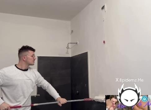 Tommy E Annika - Girl Repays The Painter With A Nice Fuck, While Painting The Bathroom. Dialogues Ita, Pov (2026/PornhubPremium.com/OnlyFans.com/HD)